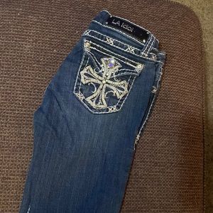 LA Idol Dark Blue Jeans